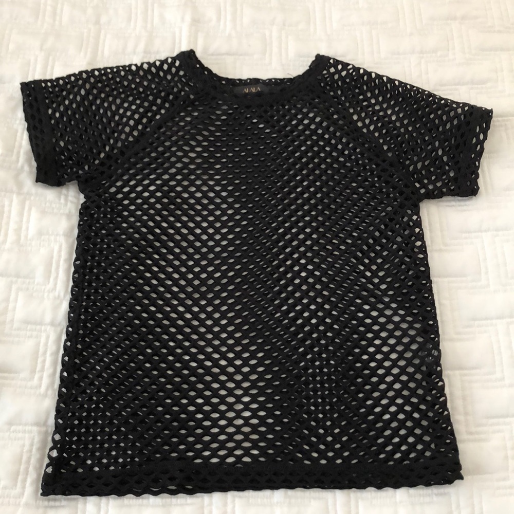Alala Black fishnet top